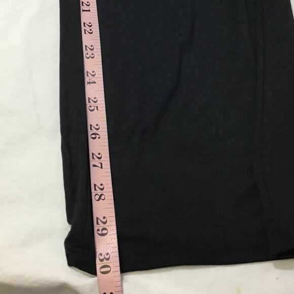 LULU'S M black straight leg elastic waist pocket lounge pants NEW B165 - Picture 6 of 7